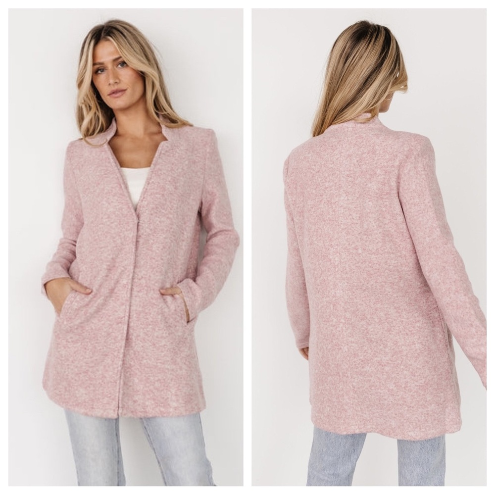 NWOT Baltic Born Knoll Notch Jacket in Vintage Rose size Small